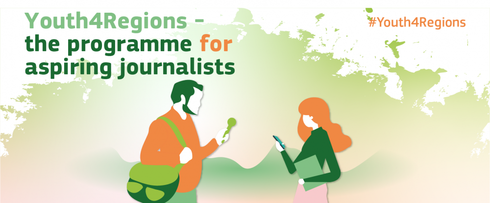 Se pot depune aplicații în cadrul Youth4Regions, programul dedicat jurnaliștilor aspiranți!
