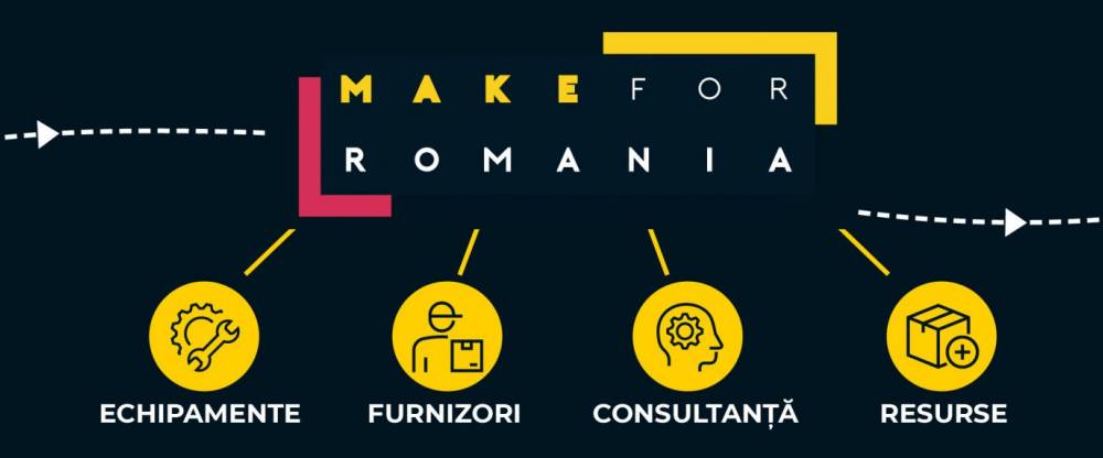 Ne-am alăturat inițiativei Make for Romania - platforma dedicată proiectelor în ajutorul celor expuși în prima linie în criza COVID-19
